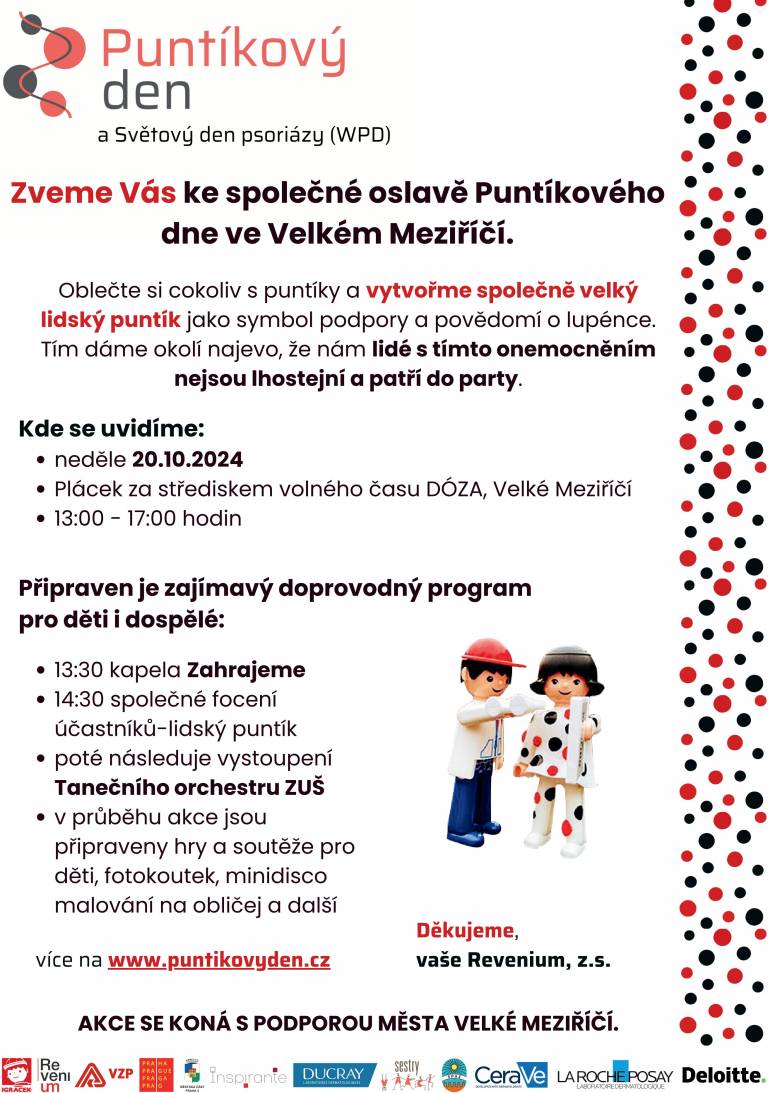 29.10. Světový den psoriázy + Puntíkový den